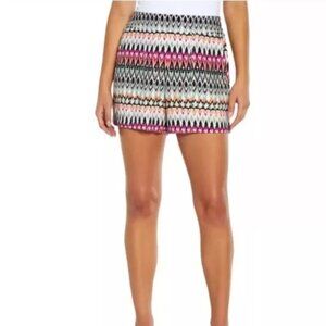 WILDFOX LADIES PRINTED PULL ON SHORTS COLOR (ORANGE TRIBAL)